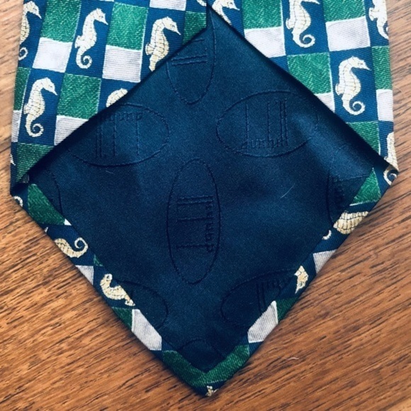 Dunhill “Captain Seahorse” Silk Tie - Picture 5 of 8